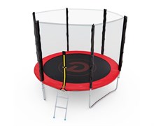 Батут с сеткой DFC PELPO 10ft / 305 см / с лестницей, RED - GBT-10R Батут с сеткой DFC PELPO 10ft / 305 см / с лестницей, RED - GBT-10R