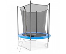 Батут с защитной сеткой DFC JUMP4FUN 6 ft синий с лестницей - TRA22FUJ4F-601