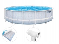 Чаша для каркасного бассейна Intex Chevron Prism Frame 488 х 122 см / 13328 / Intex 26746