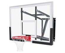 Баскетбольный щит DFC со съёмным регулятором высоты, стекло 6 мм, 120 х 80 см / TG6MM120