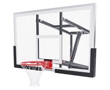 Баскетбольный щит DFC со съёмным регулятором высоты, стекло 6 мм, 136 х 80 см / TG6MM136