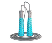 Спортивная скакалка DFC с подшипниками / 300 см / голубая TF-SR50B