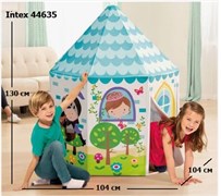 Игровой центр Домик Принцессы Intex 44635 104х104х13cm Игровой центр Домик Принцессы Intex 44635 104х104х13cm