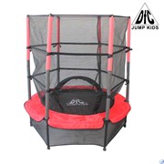 Батут DFC JUMP KIDS 55" красн/сер, сетка (137см), 55INCH-JD-RG Батут DFC JUMP KIDS 55" красн/сер, сетка (137см), 55INCH-JD-RG