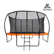 Батут DFC KENGOO II 14ft внутр.сетка, лестница, оранж/черн (427см), 14FT-BAS-BO Батут DFC KENGOO II 14ft внутр.сетка, лестница, оранж/черн (427см), 14FT-BAS-BO