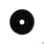 Диск обрезиненный черный MB ATLET d-26 1,25кг Диск обрезиненный черный MB ATLET d-26 1,25кг