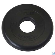 Диск обрезиненный черный MB ATLET d-51 2,5кг Диск обрезиненный черный MB ATLET d-51 2,5кг