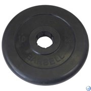 Диск обрезиненный черный MB ATLET d-51 10кг Диск обрезиненный черный MB ATLET d-51 10кг