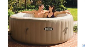 Intex 28426 Надувное СПА бассейн PureSpa Bubble (джакузи) (196x71см) Intex 28426 Надувное СПА бассейн PureSpa Bubble (джакузи) (196x71см)