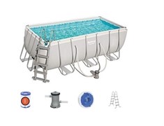 Bestway 56456 / Каркасный бассейн + фильтр-насос, лестница. (412х201х122см) Bestway 56456 / Каркасный бассейн + фильтр-насос, лестница. (412х201х122см)