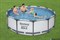 Круглый каркасный бассейн Steel Pro MAX Bestway 56418 +насос фильтр, лестницы (366х100) - фото 106446