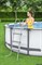 Круглый каркасный бассейн Steel Pro MAX Bestway 56418 +насос фильтр, лестницы (366х100) - фото 106448