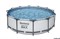 Круглый каркасный бассейн Steel Pro MAX Bestway 56418 +насос фильтр, лестницы (366х100) - фото 106449