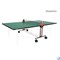 Теннисный стол Donic Outdoor Roller FUN зеленый 230234-G - фото 109198