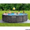 Intex 26742 / Каркасный бассейн Intex Greywood Prism Frame / 457х122см / + фильтр-насос (3785 л/ч)+лестница+тент+подстилка - фото 111753