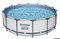 Каркасный бассейн Steel Pro Max Bestway 5612X + насос-фильтр, лестница, тент (427х122) - фото 111923