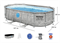 Bestway 56714 / Каркасный бассейн Power Steel  + фил.-насос, лестн, тент / 427х250х100 см - фото 112203