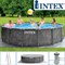 Intex 26742 / Каркасный бассейн Intex Greywood Prism Frame / 457х122см / + фильтр-насос (3785 л/ч)+лестница+тент+подстилка - фото 128168