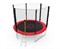 Батут с сеткой DFC PELPO 8ft / 244 см / с лестницей, RED - GBT-8R