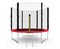 Батут с сеткой DFC PELPO 8ft / 244 см / с лестницей, RED - GBT-8R - фото 129885
