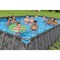 Bestway 561KG / Каркасный прямоугольный бассейн - "APX" 365  /732х366х132см / + песч.фил-нас, лестн, тент, полисферы - фото 130167