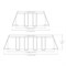Intex 26790 / Бассейн каркасный Prism Frame / 400х200х122см + фильтр-насос, лестница - фото 130408