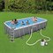 Прямоугольный каркасный бассейн Bestway 56466 + песч.фил.-насос, лестница, тент (549х274х122) - фото 130452