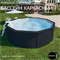 Морозоустойчивый бассейн MAGIC POOL / 300х132 см / скиммер, тент, подложка, песочный фильтр / цвет графит / KITPR3013G - фото 130648