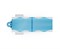 Массажный стол DFC NIRVANA Elegant DELUXE, цвет голубой с бежевым TS2010_TB2 / 186х70х84 см - фото 133305