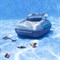 Bestway 58942 / Беспроводной робот-пылесос Bestway 2-в-1 для дна и поверхности воды "AquaTronix Pro G300"