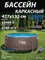Каркасный бассейн / 427х132см / Laguna Vista P20-1452-S + песочный фильтр, лестница, тент, подстилка, скиммер, набор для чистки - фото 135186